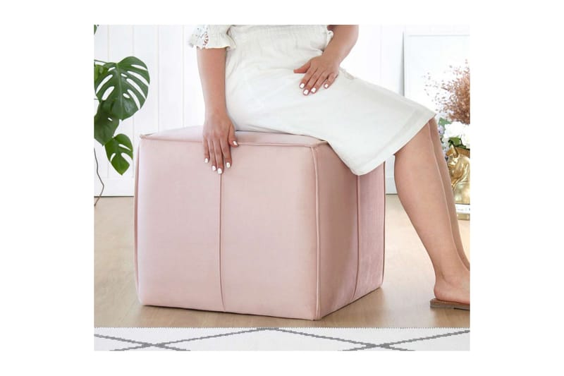 Zyra Sittpuff Utomhus 52 cm - Rosa - Möbler - Fåtölj & stolar - Pall & puff - Sittpuff