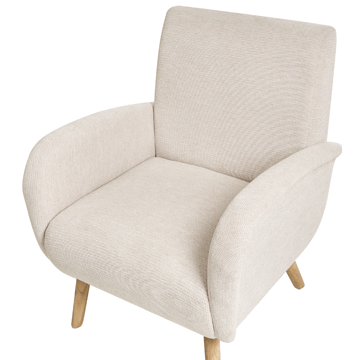 Plassen Fåtölj i Tyg - Beige - Möbler - Fåtölj & stolar - Fåtölj
