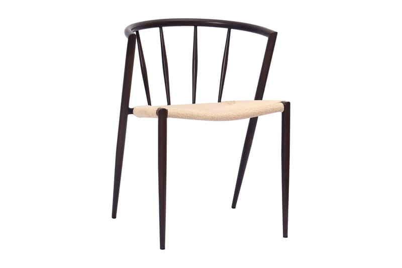 Radella Matstol - Beige / Metallben Rökt ek - Möbler - Fåtölj & stolar - Matstol & köksstol