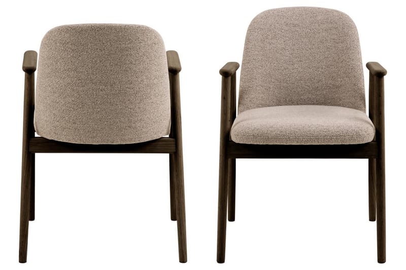 Reciclar Matstol - Mörkbrun/Greige - Möbler - Fåtölj & stolar - Matstol & köksstol