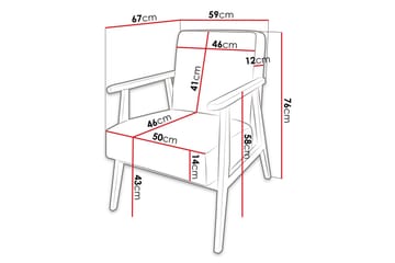 Retro Fåtölj - Beige - Möbler - Fåtölj & stolar - Fåtölj