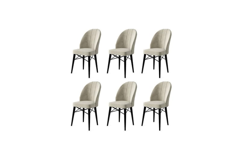 Ritim Matstol - Svart/Cremevit - Möbler - Fåtölj & stolar - Matstol & köksstol