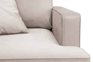 Rossita Extra Djup Fåtölj - Beige - Möbler - Fåtölj & stolar - Fåtölj - Sammetsfåtölj