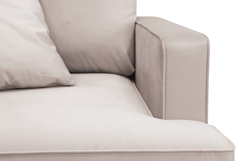 Rossita Extra Djup Fåtölj - Beige - Möbler - Fåtölj & stolar - Fåtölj - Sammetsfåtölj