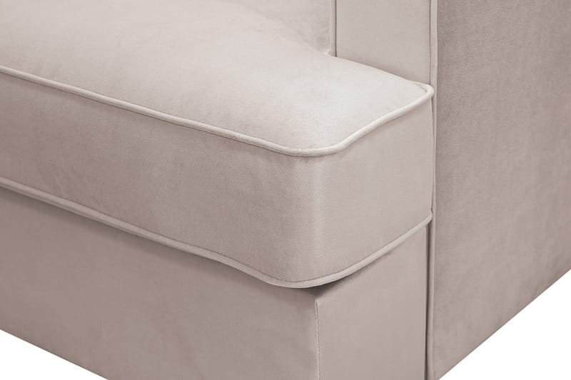 Rossita Extra Djup Fåtölj - Beige - Möbler - Fåtölj & stolar - Fåtölj - Sammetsfåtölj