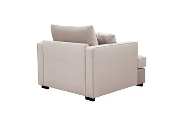 Rossita Extra Djup Fåtölj - Beige - Möbler - Fåtölj & stolar - Fåtölj - Sammetsfåtölj