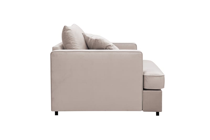 Rossita Extra Djup Fåtölj - Beige - Möbler - Fåtölj & stolar - Fåtölj - Sammetsfåtölj
