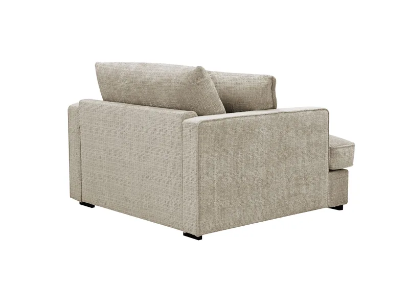 Rossita lyx Extra djup Fåtölj - Beige Chenille - Möbler - Fåtölj & stolar - Fåtölj