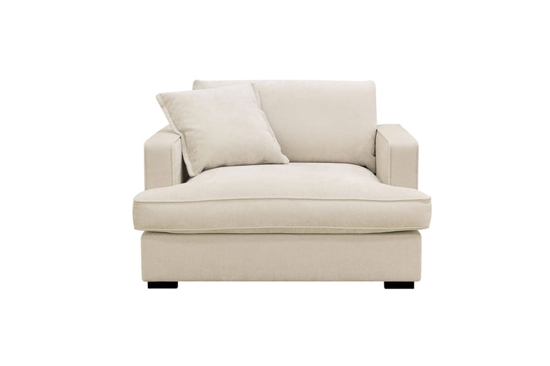 Rossita lyx Extra djup Fåtölj - Beige Chenille - Möbler - Fåtölj & stolar - Fåtölj