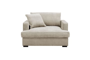 Rossita lyx Extra djup Fåtölj - Beige Chenille - Möbler - Fåtölj & stolar - Fåtölj