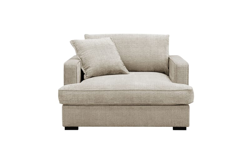 Rossita lyx Extra djup Fåtölj - Beige Chenille - Möbler - Fåtölj & stolar - Fåtölj