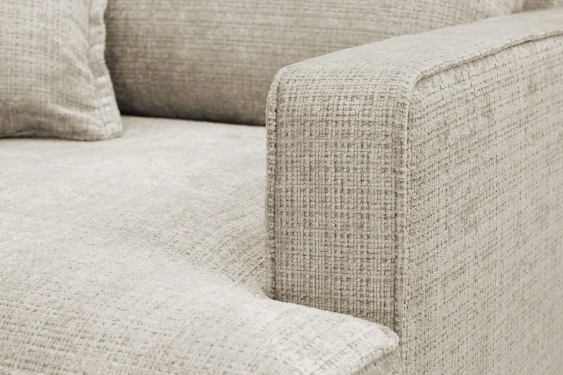 Rossita lyx Extra djup Fåtölj - Beige Chenille - Möbler - Fåtölj & stolar - Fåtölj