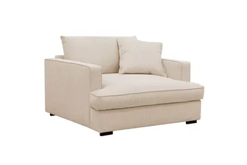 Rossita lyx Extra djup Fåtölj - Beige Manchester - Möbler - Fåtölj & stolar - Fåtölj