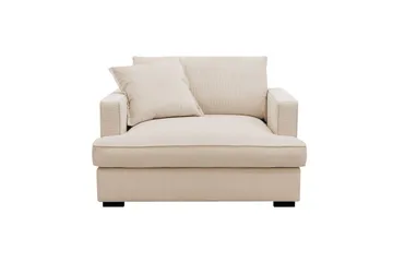 Rossita lyx Extra djup Fåtölj - Beige Manchester - Möbler - Fåtölj & stolar - Fåtölj