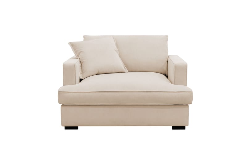 Rossita lyx Extra djup Fåtölj - Beige Manchester - Möbler - Fåtölj & stolar - Fåtölj