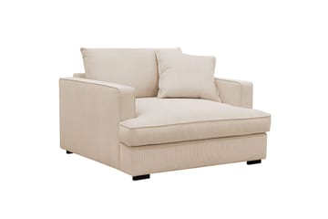 Rossita lyx Extra djup Fåtölj - Beige Manchester - Möbler - Fåtölj & stolar - Fåtölj