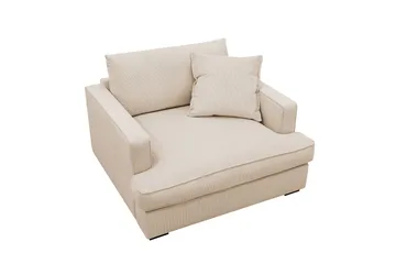 Rossita lyx Extra djup Fåtölj - Beige Manchester - Möbler - Fåtölj & stolar - Fåtölj