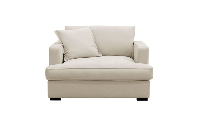 Rossita lyx Extra djup Fåtölj, Beige Tyg