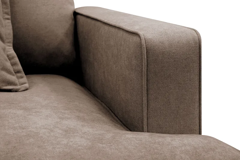 Rossita lyx Extra djup Fåtölj - Brun Tyg - Möbler - Fåtölj & stolar - Fåtölj