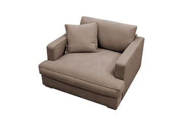 Rossita lyx Extra djup Fåtölj - Brun Tyg - Möbler - Fåtölj & stolar - Fåtölj