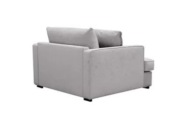 Rossita lyx Extra djup Fåtölj - Grå Chenille - Möbler - Fåtölj & stolar - Fåtölj