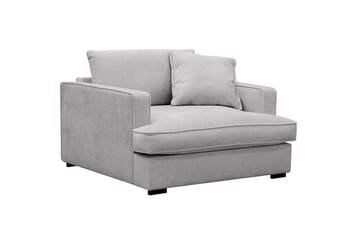 Rossita lyx Extra djup Fåtölj - Grå Chenille - Möbler - Fåtölj & stolar - Fåtölj