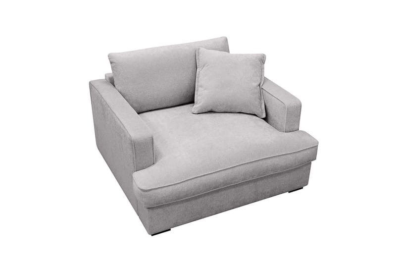 Rossita lyx Extra djup Fåtölj - Grå Chenille - Möbler - Fåtölj & stolar - Fåtölj