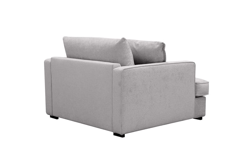 Rossita lyx Extra djup Fåtölj - Grå Chenille - Möbler - Fåtölj & stolar - Fåtölj