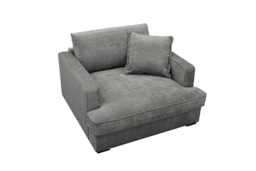 Rossita lyx Extra djup Fåtölj - Grå Chenille - Möbler - Fåtölj & stolar - Fåtölj