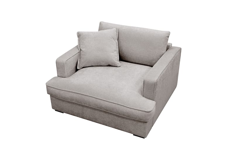 Rossita lyx Extra djup Fåtölj - Grå/Brun Chenille - Möbler - Fåtölj & stolar - Fåtölj