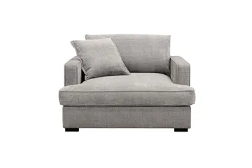 Rossita lyx Extra djup Fåtölj - Ljusgrå Chenille - Möbler - Fåtölj & stolar - Fåtölj