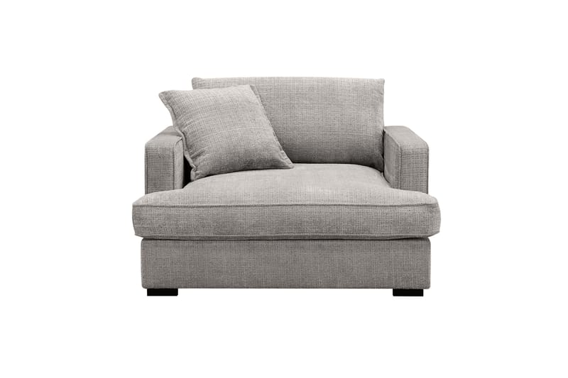 Rossita lyx Extra djup Fåtölj - Ljusgrå Chenille - Möbler - Fåtölj & stolar - Fåtölj