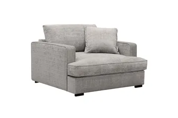 Rossita lyx Extra djup Fåtölj - Ljusgrå Chenille - Möbler - Fåtölj & stolar - Fåtölj