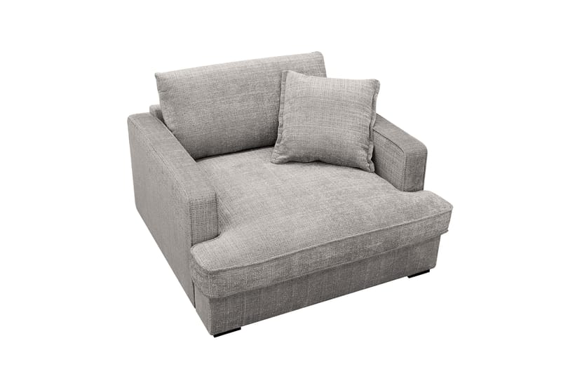 Rossita lyx Extra djup Fåtölj - Ljusgrå Chenille - Möbler - Fåtölj & stolar - Fåtölj