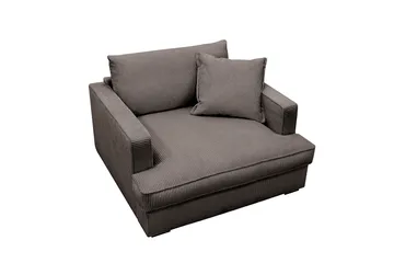 Rossita lyx Extra djup Fåtölj - Mörkgrå Manchester - Möbler - Fåtölj & stolar - Fåtölj