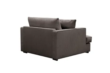 Rossita lyx Extra djup Fåtölj - Mörkgrå Manchester - Möbler - Fåtölj & stolar - Fåtölj