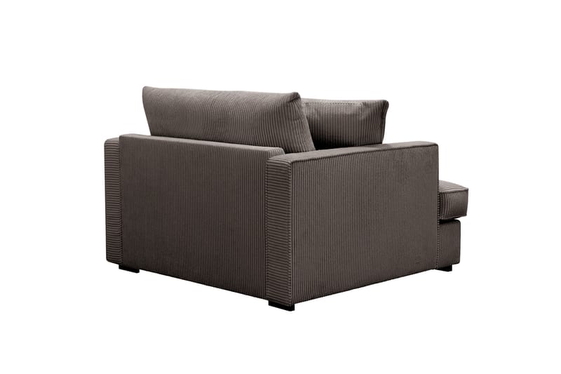 Rossita lyx Extra djup Fåtölj - Mörkgrå Manchester - Möbler - Fåtölj & stolar - Fåtölj