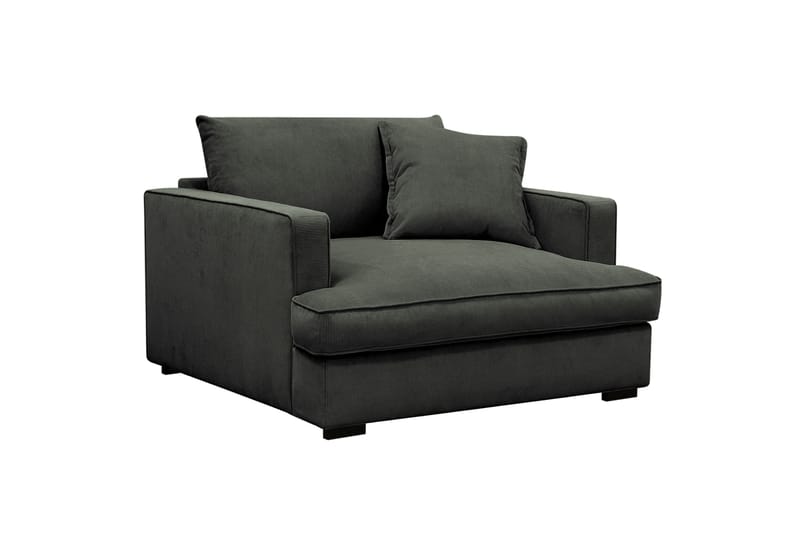 Rossita lyx Extra djup Fåtölj - Mörkgrön Manchester - Möbler - Fåtölj & stolar - Fåtölj