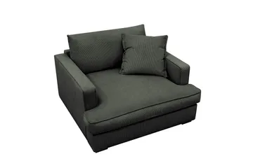 Rossita lyx Extra djup Fåtölj - Mörkgrön Manchester - Möbler - Fåtölj & stolar - Fåtölj