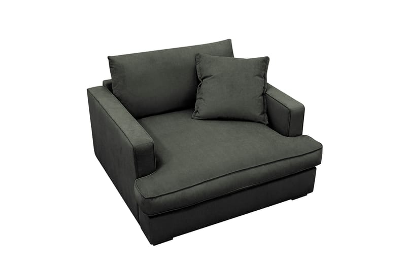 Rossita lyx Extra djup Fåtölj - Mörkgrön Manchester - Möbler - Fåtölj & stolar - Fåtölj