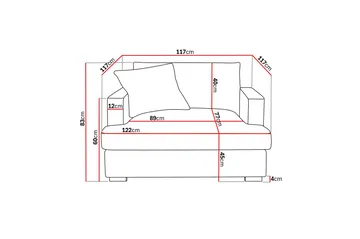 Rossita lyx Extra djup Fåtölj - Offwhite Manchester - Möbler - Fåtölj & stolar - Fåtölj