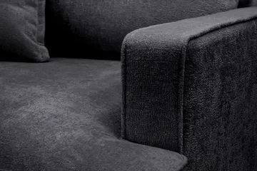 Rossita lyx Extra djup Fåtölj - Svart Chenille - Möbler - Fåtölj & stolar - Fåtölj