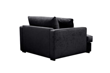 Rossita lyx Extra djup Fåtölj - Svart Chenille - Möbler - Fåtölj & stolar - Fåtölj