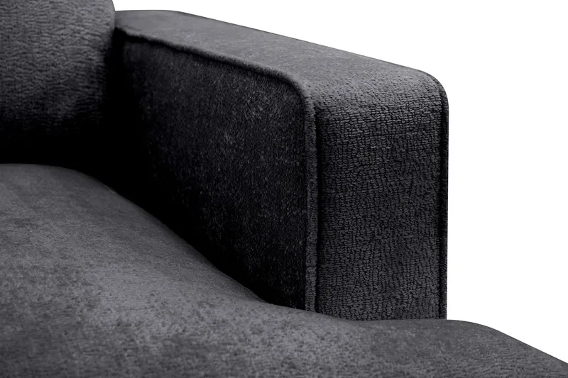 Rossita lyx Extra djup Fåtölj - Svart Chenille - Möbler - Fåtölj & stolar - Fåtölj