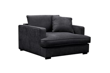 Rossita lyx Extra djup Fåtölj - Svart Chenille - Möbler - Fåtölj & stolar - Fåtölj