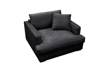 Rossita lyx Extra djup Fåtölj - Svart Chenille - Möbler - Fåtölj & stolar - Fåtölj