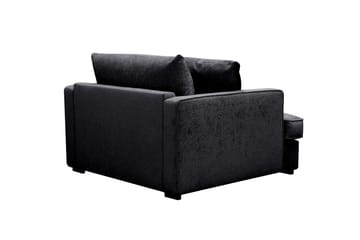 Rossita lyx Extra djup Fåtölj - Svart Chenille - Möbler - Fåtölj & stolar - Fåtölj