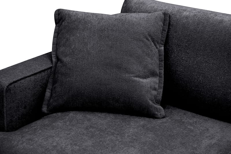 Rossita lyx Extra djup Fåtölj - Svart Chenille - Möbler - Fåtölj & stolar - Fåtölj