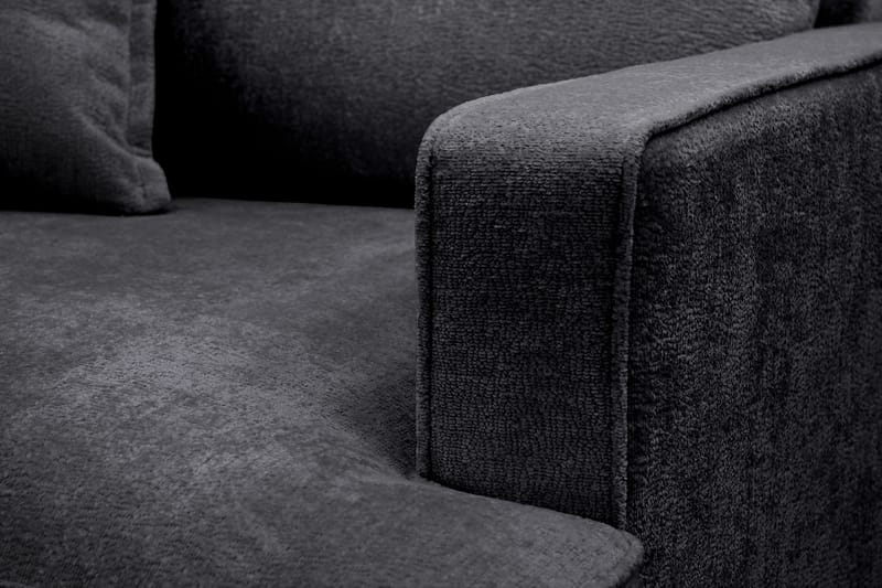 Rossita lyx Extra djup Fåtölj - Svart Chenille - Möbler - Fåtölj & stolar - Fåtölj