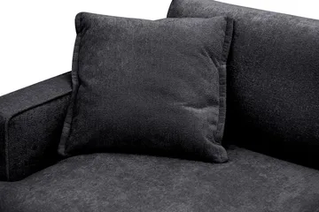 Rossita lyx Extra djup Fåtölj - Svart Chenille - Möbler - Fåtölj & stolar - Fåtölj